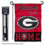 Georgia Bulldogs Welcome Home Garden Flag and Flagpole