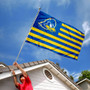 Delaware Blue Hens Stripes Flag