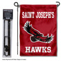 Saint Josephs Hawks Garden Flag and Pole Stand