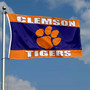 Clemson Tigers Wordmark Flag