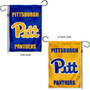 Pittsburgh Panthers Logo Garden Flag and Pole Stand