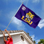 Louisiana State SEC Logo Flag