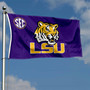 Louisiana State SEC Logo Flag