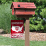 IU Hoosiers Garden Flag with USA Country Stars and Stripes