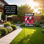 UGA Bulldogs Double Sided Logo Garden Flag and Stand