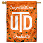 UT Dallas Comets Congratulations Graduate Flag
