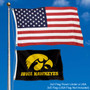 Hawkeyes 2x3 Foot Small Flag