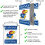 University of Kansas Garden Flag and Stand