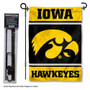 Iowa Hawkeyes Garden Flag and Stand