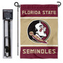 Florida State University Garden Flag and Stand