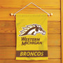 Western Michigan Broncos Gold Garden Flag