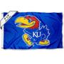 Kansas KU Jayhawks Large 4x6 Flag