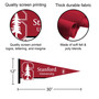 Stanford University Banner Pennant with Tack Wall Pads