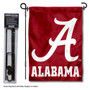 Alabama Crimson Tide Script A Garden Flag and Stand