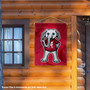 Alabama Crimson Tide Big AL Mascot Double Sided House Flag