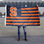 Syracuse University Orange Striped Flag