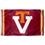 Virginia Tech Hokies Throwback Vault Logo Flag