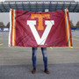 Virginia Tech Hokies Throwback Vault Logo Flag