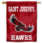 Saint Josephs Hawks Logo Double Sided House Flag