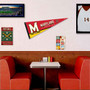 Maryland Terrapins Banner Pennant with Tack Wall Pads
