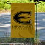 Emporia State Hornets Gold Wordmark Garden Flag