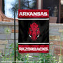 Arkansas Razorbacks Panel Garden Flag