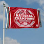 Alabama Crimson Tide 2020 Official Football National Champions Logo Flag