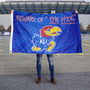 Kansas KU Jayhawks Beware of the PHOG Flag