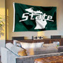 Michigan State Spartans State of Michigan Flag