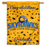 Fort Lewis Skyhawks Congratulations Graduate Flag