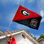 Georgia vs South Carolina House Divided 3x5 Flag