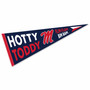 University of Mississippi Hotty Toddy Pennant