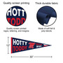 University of Mississippi Hotty Toddy Pennant