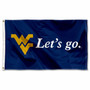 West Virginia Mountaineers Lets Go Flag