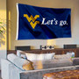 West Virginia Mountaineers Lets Go Flag