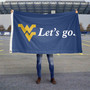 West Virginia Mountaineers Lets Go Flag