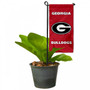 Georgia Bulldogs Flower Pot Topper Flag