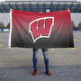 Wisconsin Badgers Gradient Ombre Flag