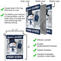 PSU Nittany Lions Holiday Winter Snowman Greetings Garden Flag