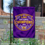 Louisiana State LSU Tigers College Football Playoff Champions Garden Flag