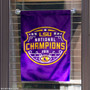 Louisiana State LSU Tigers College Football Playoff Champions Garden Flag