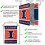 Illinois Fighting Illini Garden Flag