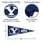 Brigham Young University Banner Pennant with Tack Wall Pads