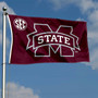 Mississippi State University SEC Logo Flag