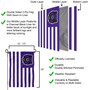 UCA Bears Striped Garden Flag