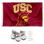 Southern Cal USC Trojans Banner Flag with Tack Wall Pads