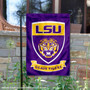 Louisiana State LSU Tigers Double Sided Shield Logo Garden Flag