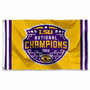 Louisiana State University College Football National Champions Gold Flag