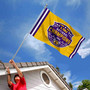 Louisiana State University College Football National Champions Gold Flag