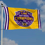 Louisiana State University College Football National Champions Gold Flag